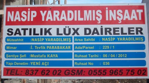  Nasip Yaradılmış İnşaat Çubuk