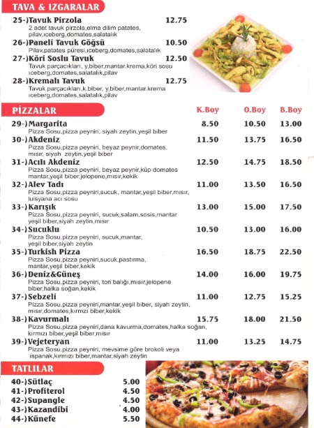  four season pizza çubuk