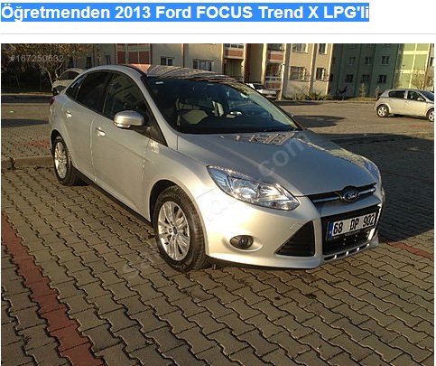 ogretmenden 2013 ford focus trend x lpg li